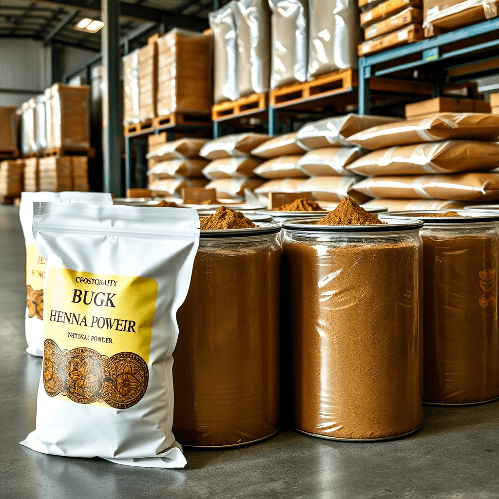 Wholesale henna supplies